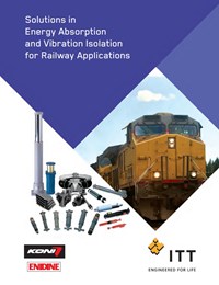 Solutions in Energy Absorption and Vibration Isolation for Railway Applications
