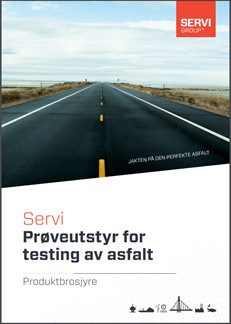 Prøveutstyr for testing av asfalt - brosjyre