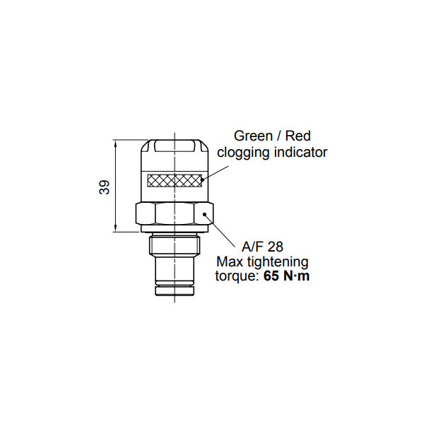 Visual differential indicator DVA12VP01