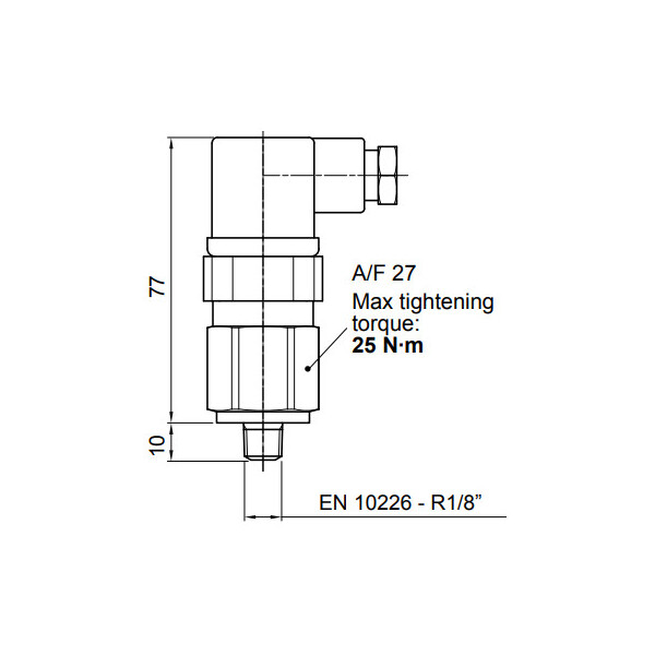 El./Visual barometric indicator BLA15HA51P01