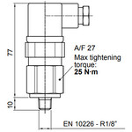 El./Visual barometric indicator BLA15HA51P01