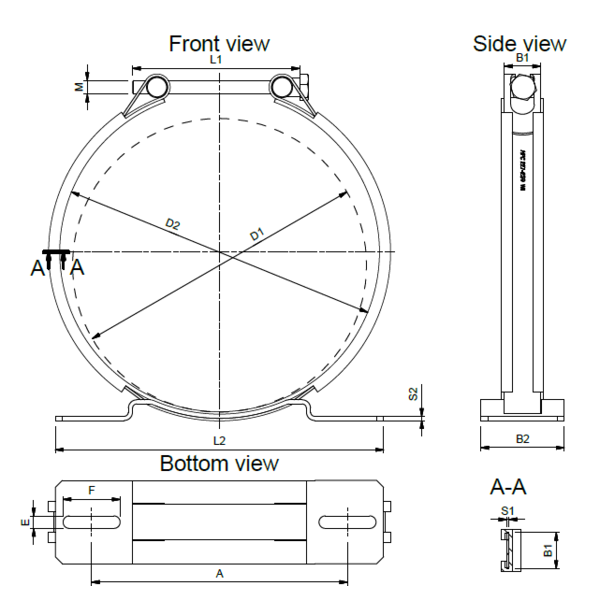 SERVI LIGHT Servi Clamp Ø209-222mm,