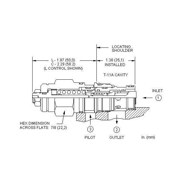 Motion control valve CBBA-LHN