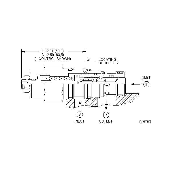 Motion control valve CBEA-LHN