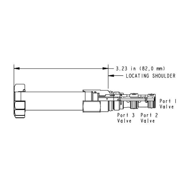 Cartridge valve DMBF-XAN