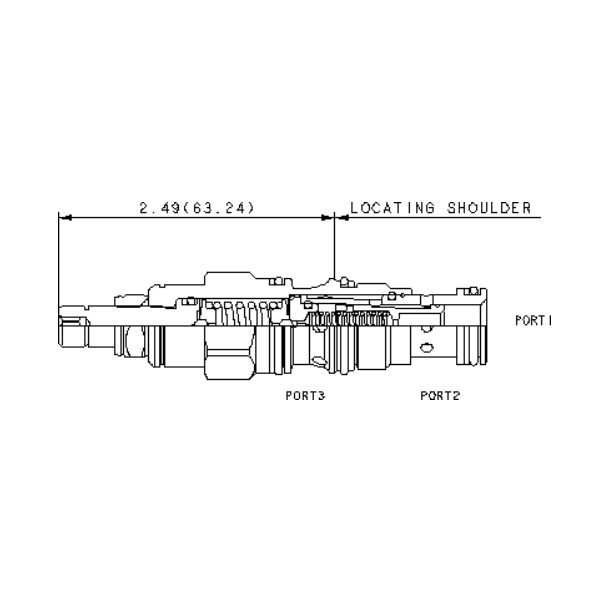 Cartridge valve DPBC-LAN
