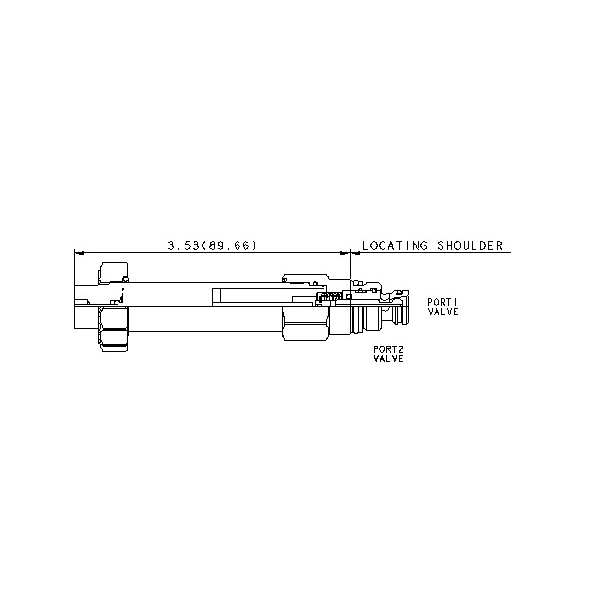 Cartridge valve DTAF-MCN