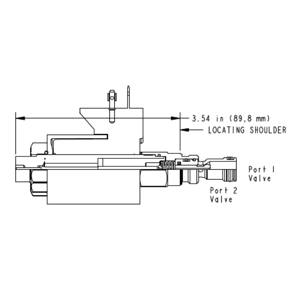 Cartridge valve DTBF-MCN-224D