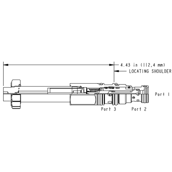 Cartridge valve DWDF-MAN