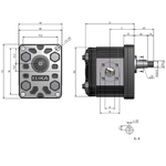 Marzocchi Elika gear pump ELI2D23.7