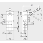 Manual directional valve Series 70 3/2 1/2"