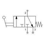 Manual directional valve Series 70 3/2 1/2"