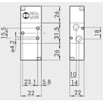 Pneumatically actuated directional valve Series 70 3/2 1/8"