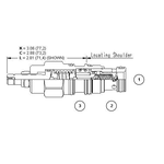 Pressure relief valve RVEA-LCN