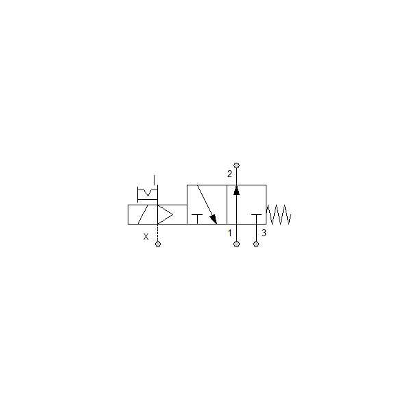 Solenoid valve Series 70 direct acting (SO) 3/2 1/8"