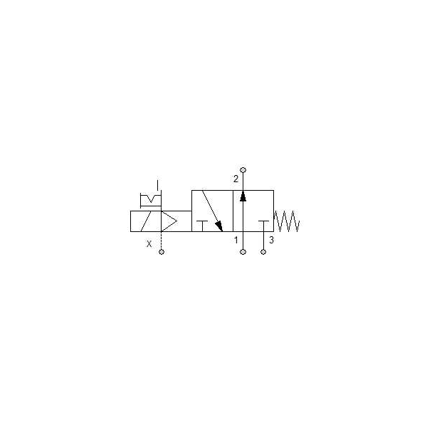 Solenoid valve Series 70 direct acting (SO) 3/2 1/4"