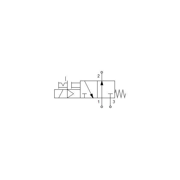 Solenoid valve Series 70 direct acting (SO) 3/2 1/2"