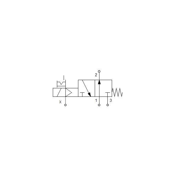 Solenoid valve Series 70 pilot assisted (SE) 3/2 3/8"