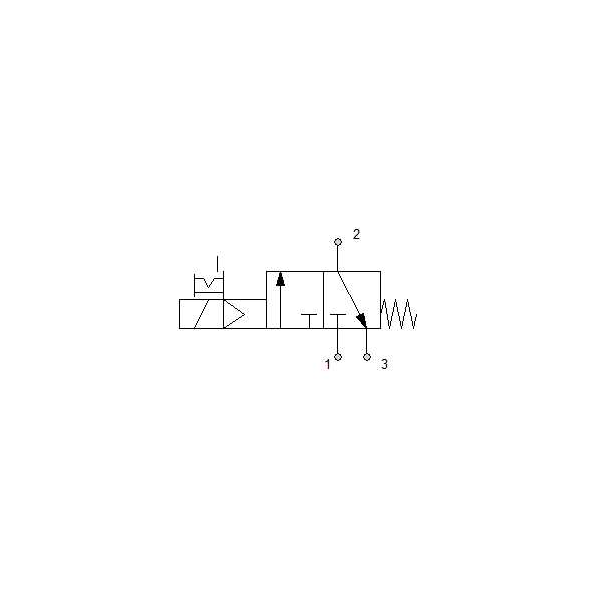 Solenoid valve Series 70 direct acting (SO) 3/2 3/8"