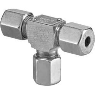 Bilde av hydraulisk veksleventil (shuttleventil) som automatisk velger høyeste trykk fra to innganger (A/B) til utløp (C), med ventilhus, porter og bevegelig kule/spole.