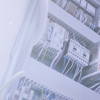 Bilde av detalj av elektroskap