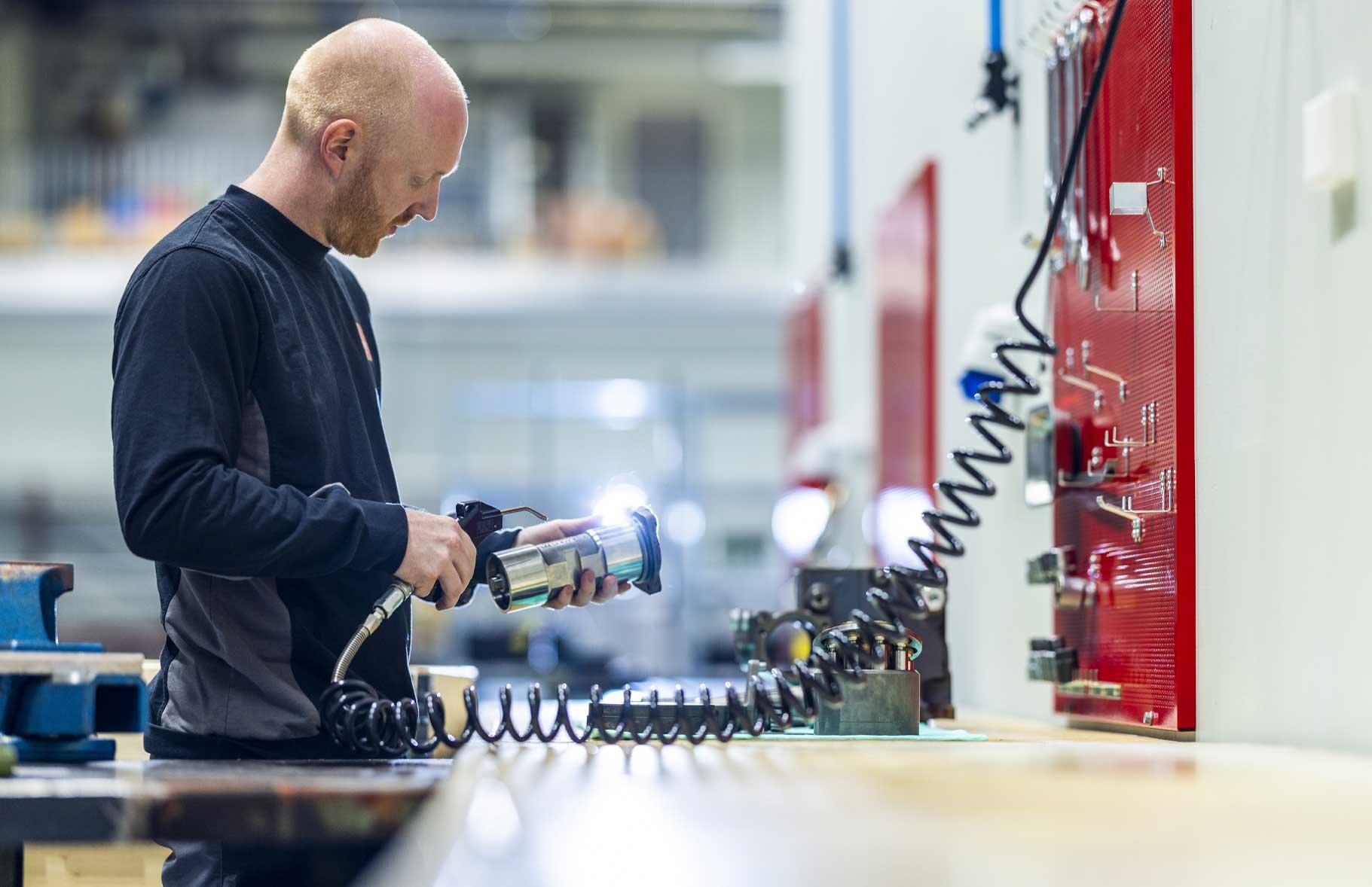 Service på pumpe