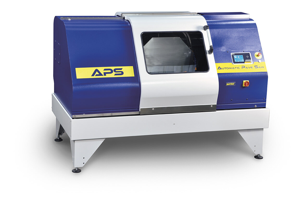 Image of Matest asphalt saw used for efficient and precise cutting of asphalt.
