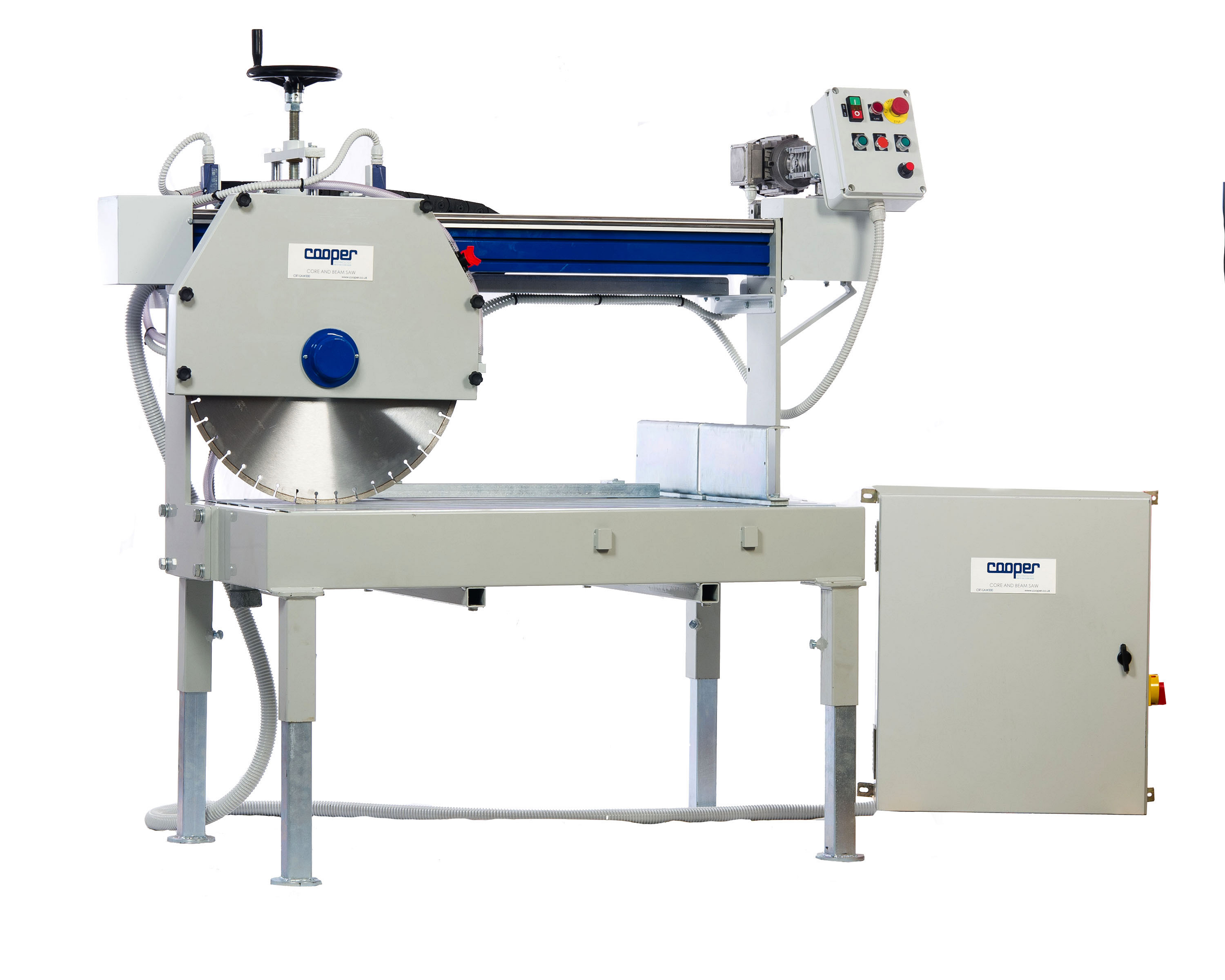 Image of Cooper asphalt saw used for precision cutting of asphalt