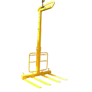 A product image of a high-clearance pallet fork from BSV. The pallet fork is designed to handle and transport pallets efficiently and safely, with extra clearance to manage larger loads.