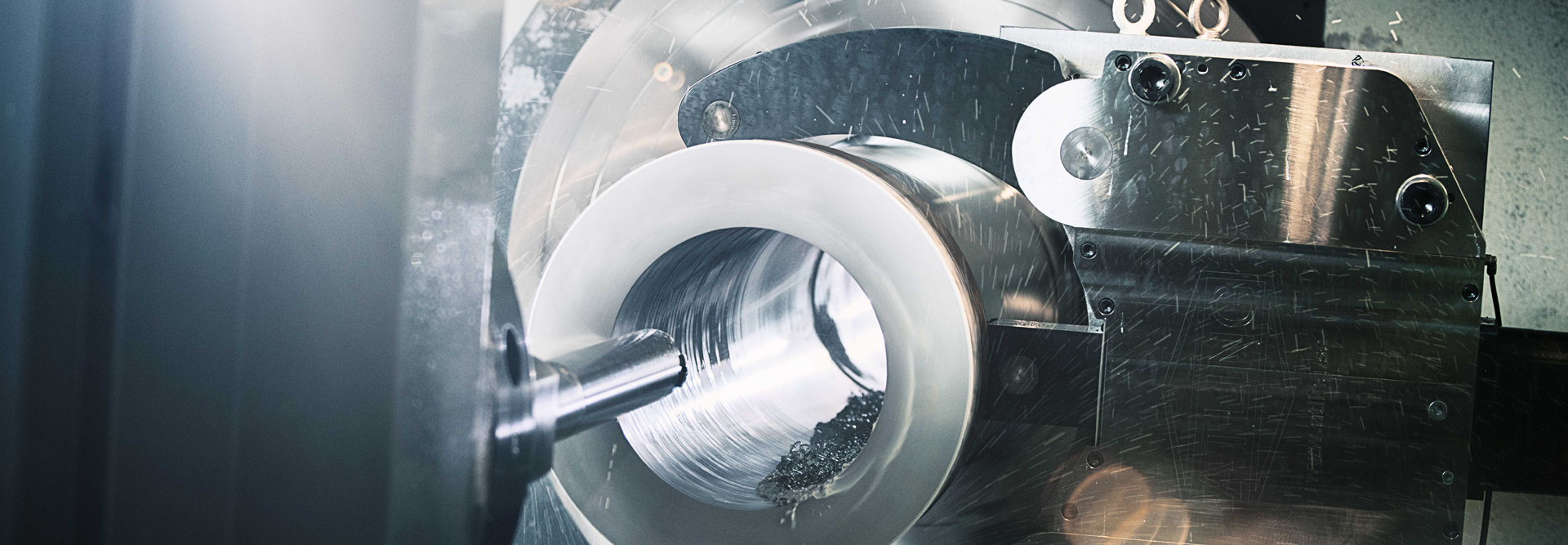 detailed image of a cylinder in production