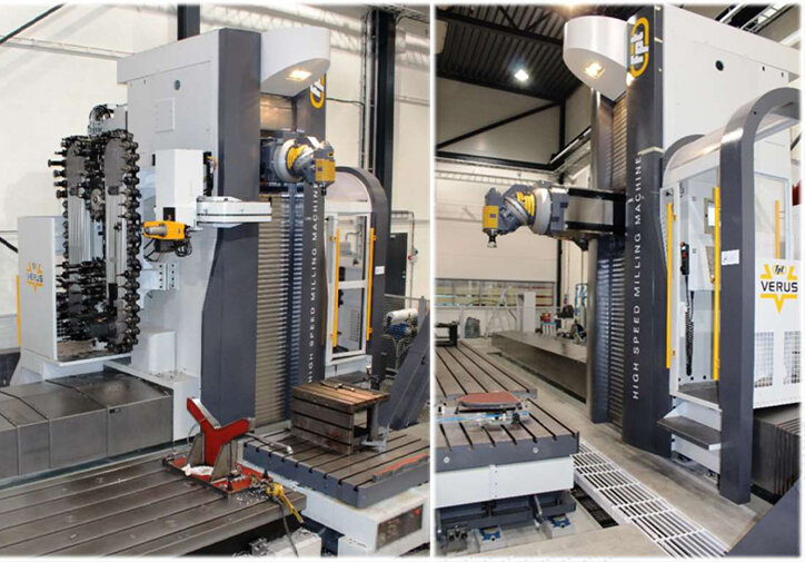 Image of the FPT Verus M80 machine taken at the cylinder factory in Rissa