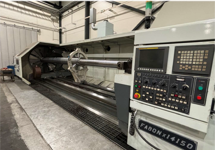 Image of the Takang FA80NX14150 machine taken at the Cylinder Factory in Rissa