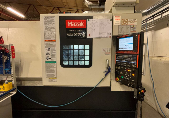 Image of the Mazak Nexus 510C II machine taken at the cylinder factory in Rissa