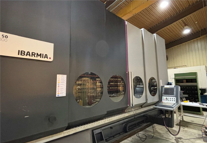 Image of the Ibarma ZV 50 machine taken at the cylinder factory in Rissa