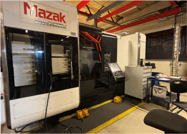 Image of the Mazak Integrex i300S machine taken at the cylinder factory in Rissa.