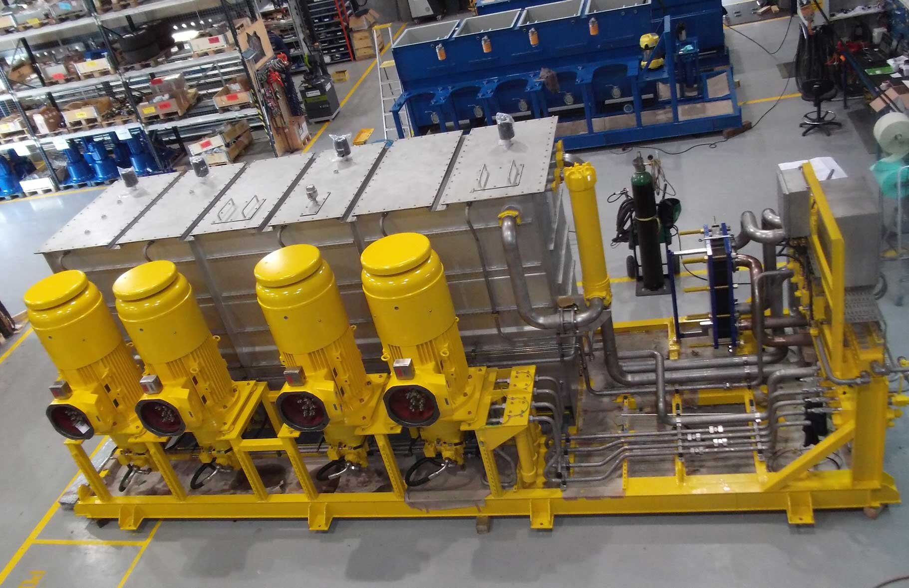 Bilde av hydraulikkaggregat Hydraulikkaggregat (HPU) for vinsj, HPU12000/4/TP-Ex sone 1